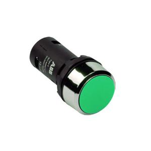ABB CP1-10G-10 Φ22开孔紧凑平型塑料前圈 1NO 绿色（自复位）按钮
