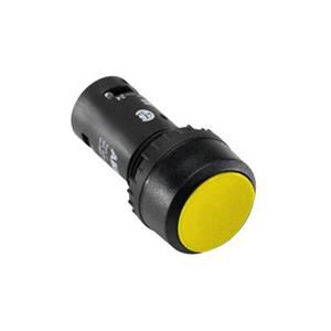 ABB CP1-10Y-10 Φ22开孔紧凑平型塑料前圈 1NO 黄色（自复位）按钮