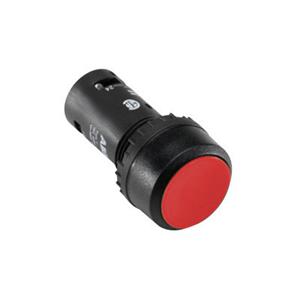 ABB CP1-10R-02 Φ22开孔紧凑平型塑料前圈 2NC 红色（自复位）按钮