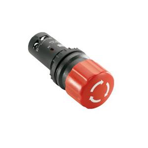 ABB CE3T-10R-01 Φ22开孔 紧凑 扭动释放型 1NC 红色 急停开关 