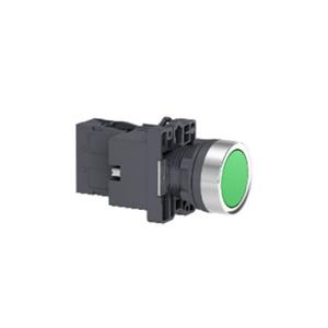 施耐德 绿色 XA2塑料系列 XA2EW33B1 φ22mm 24VAC/DC 1NO LED带灯按钮(弹簧返回）
