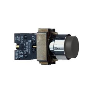 施耐德 黑色 XB2BL21C φ22mm 1NO 弹簧复位 圆凸头通用型按钮