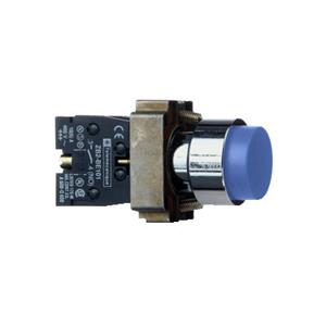 施耐德 蓝色 XB2BL61C φ22mm 1NO 弹簧复位 圆凸头通用型按钮