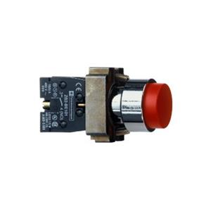 施耐德 红色 XB2BL42C φ22mm 1NC 弹簧复位 圆凸头通用型按钮