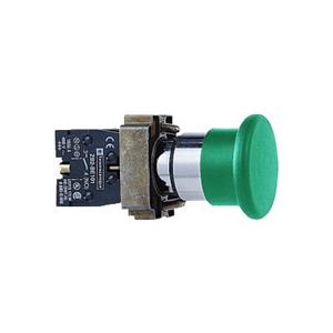 施耐德 绿色 XB2BC31C φ22mm 1NO 弹簧复位 蘑菇头40mm通用型按钮