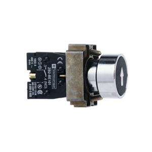 施耐德 黑色 XB2BA3351C φ22mm 1NO 弹簧复位 圆平头带功能符号型按钮