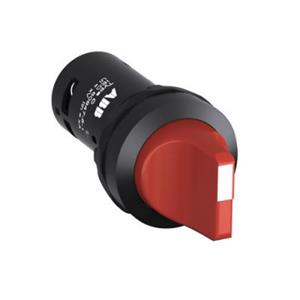 ABB C2SS3-10R-20 Φ22开孔 短手柄 塑料前圈 2位 2NO（自复位型）选择开关 