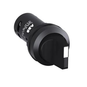 ABB C2SS3-10B-20 Φ22开孔 短手柄 塑料前圈 2位 2NO（自复位型）选择开关 
