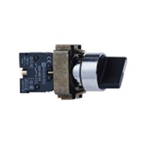 施耐德 XB2-BD25C(ZB2BD2C+ZB2BZ105C) XB2B系列 黑色 直径22mm 2位 1NO/1NC 选择开关